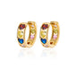 Zircon Pendientes Earring For Women Stainless Steel Hoop Piercing Earring Trending 2024 New Jewerly aretes de mujer bijoux femme