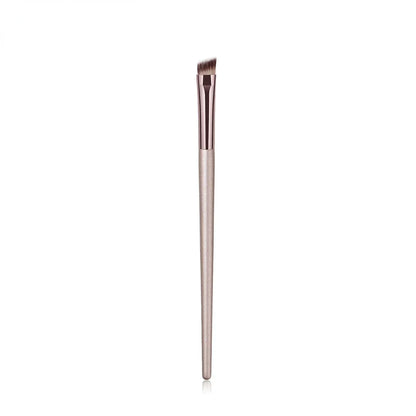 Champagne Makeup Brush Set | Foundation & Powder Flat Head Cosmetic Brush