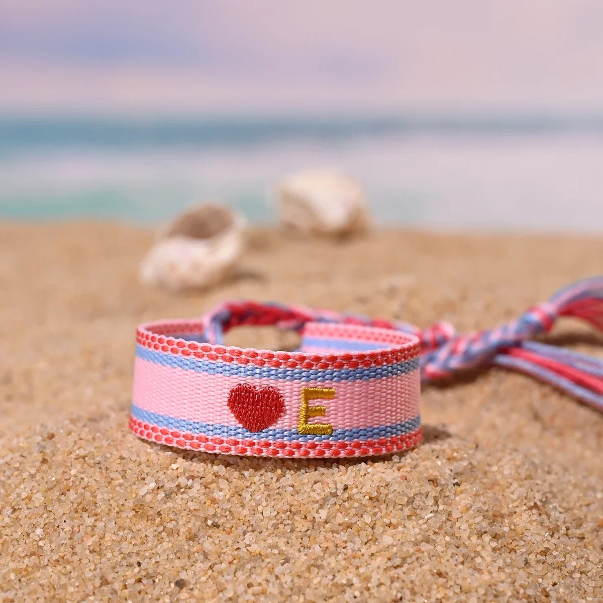 Handwoven Initial Letter Bracelet | Personalized Friendship Gift for Women
