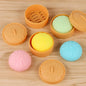 Colorful Dumpling Squishy Stress Ball | Simulation Food Bun with Steamer Fidget Toy