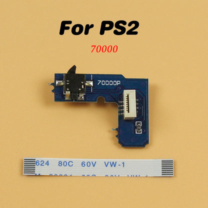 Power ON OFF Reset Switch Board 8Pin Flex Ribbon for PS2 | PlayStation 2 70000 90000 Repair Part