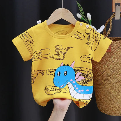 Kids Cotton Graphic Tee | Summer Unisex T-Shirt for Babies and Toddlers