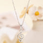 1 Piece Unisex Silvery Stainless Steel Music Note Pendant Necklace - Personalized Design Valentine's Day/Ramadan Gift