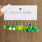 Cartoon Animal Earrings Set For Women New Y2K Girl Cute Colorful Geometric Acrylic Duck Love Drop Earrings Trendy Jewelry Gifts
