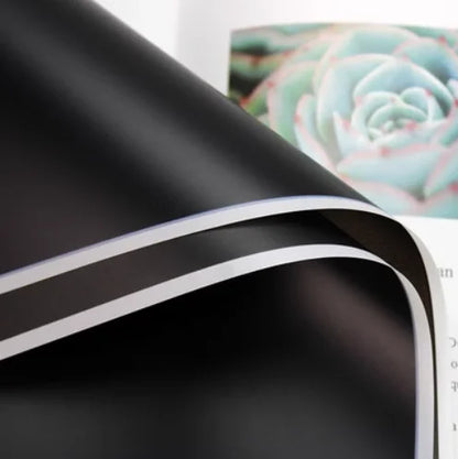 Florist Bouquet Wrapping Paper | 5 Pack Black and White Aristocrat Flower Wrap