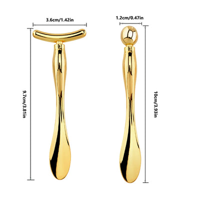 2in1 Mini Eye Massage Stick | Dual-Ended Facial Spoon and Massage Tool
