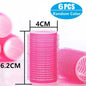 Self-Grip Hair Rollers Heatless Hair Curlers | No Heat DIY Styling Tool for Volume and Bangs