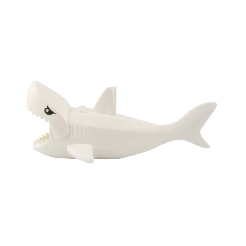 Marine Animal Building Blocks Set | Crocodile Whale Shark Octopus Snake Dinosaur Toys