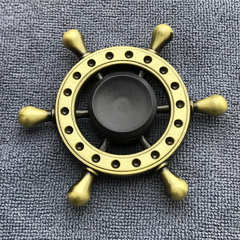 Bronze Metal Alloy Fidget Spinner | R188 Mute Bearing Hand Spinner for Stress Relief