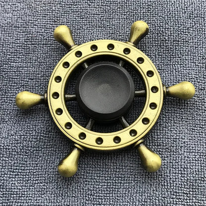 Bronze Metal Alloy Fidget Spinner | R188 Mute Bearing Hand Spinner for Stress Relief