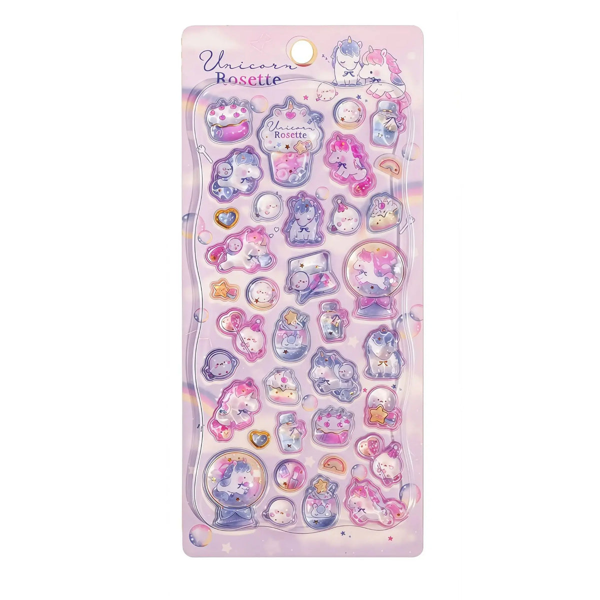 Japanese Anime Food Stamping Seal Fun | 3D Crystal Diamond Sticker Set for Kids