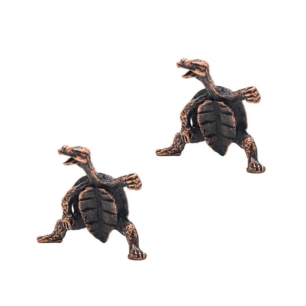 Antique Alloy Kung Fu Turtle Incense Holder | Home Decor Line Incense Burner
