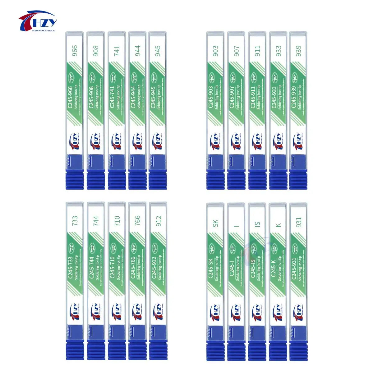 C245 Series Soldering Iron Tips | Universal T245 Handle Compatible Set for Phone Repair