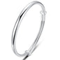 925 Sterling Silver Polishing Charm Bracelets Bangles For Women Elegant Jewelry Accessories Wholesale Jewellery Argent 925
