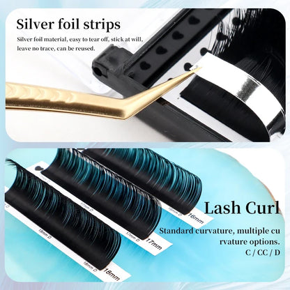 Winky Beauty Professional Flat Lashes Extension | Ellipse Split Tip Soft Lashes
