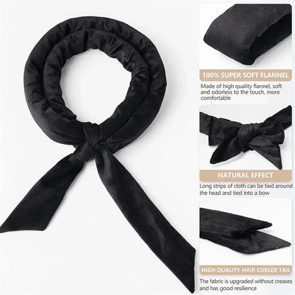 Heatless Curling Rod Headband | No Heat Hair Curler for Soft Sleeping Curls