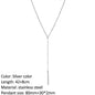 SUNIBI Fashion Stainless Steel Necklace for Woman Personality Infinity Cross Pendant Gold Color Necklaces on Neck Women Jewelry
