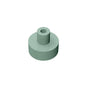 Gobricks Tile Round 1x1 with Bar and Pin Holder | Compatible Building Block