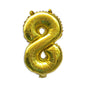 32 Inch Gold Foil Number Balloons | Birthday Party Decorations