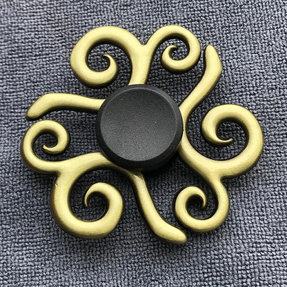 Bronze Metal Alloy Fidget Spinner | R188 Mute Bearing Hand Spinner for Stress Relief