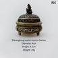 Elephant Lotus Incense Burner | Metal Incense Holder for Yoga Meditation