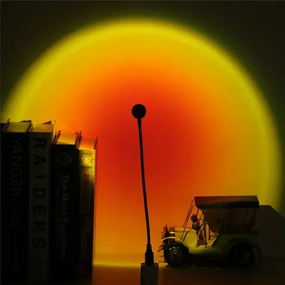 Sunset Projection Lamp | USB Atmosphere Night Light for Photography and Room Decor