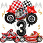 12pcs Racing Car Balloon Birthday Set | Party Decor for Boys