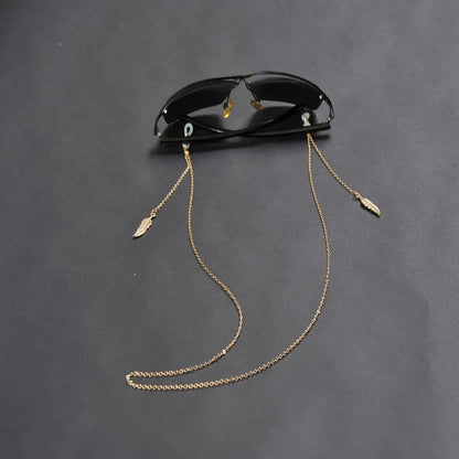 JWER Fashion Woman Sunglasses Chain Cylinder Bead Chain Anti-Falling Glasses Eyeglasses Cord Necklace Mask Chain for Women Gifts