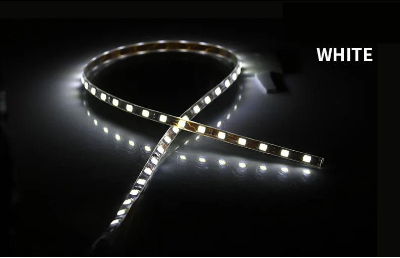 2PCS Car LED Strip Lights 45cm 1210 45SMD | Waterproof Auto Atmosphere Decorative Lamp