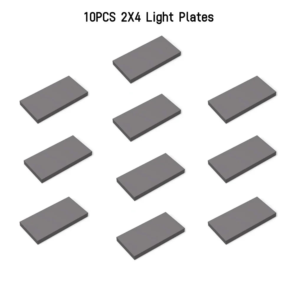 City Road Street Baseplate Building Blocks | Pedestrian Crossing Base Compatible with Major Brands