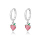 Zircon Heart Pendientes Earring For Women Stainless Steel Gold Color Piercing Earring 2025 Trend Jewelry aretes Accesorios mujer