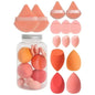 12/14Pcs Makeup Sponge Set | Cosmetic Blender Beauty Eggs and Foundation Puffs