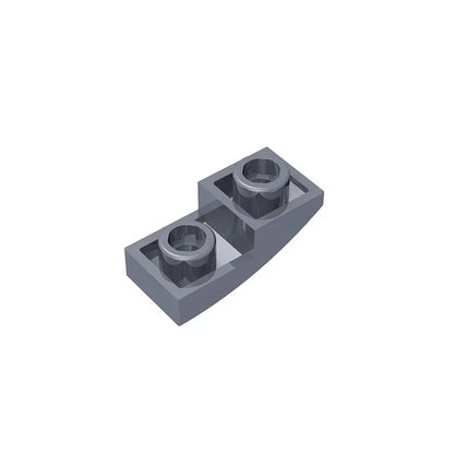 Gobricks GDS-795 Slope, Curved 2 x 1 Inverted | Compatible Building Block for DIY Projects