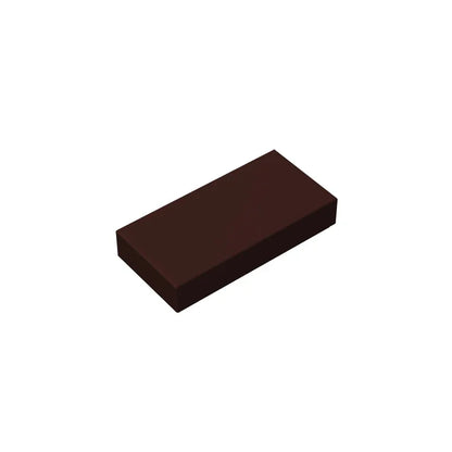 Gobricks GDS-566 Tile 1 x 2 with Groove | Compatible Building Block