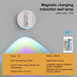 RGB Night Light with Magnetic Base | USB Rechargeable Dimmable LED Wall Lamp