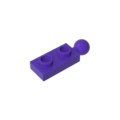 Gobricks GDS-852 Plate Modified 1 x 2 with Tow Ball on End | Building Block for DIY Creations