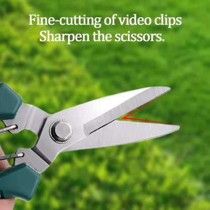 190mm Straight Head Pruning Shears | Stainless Steel Garden Scissors for Bonsai