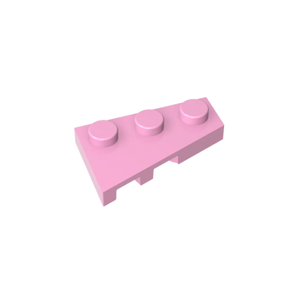 Gobricks GDS-547 Wedge Plate 3 x 2 Right | Compatible Building Block for DIY Creations