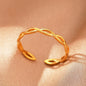 Stainless Steel Rings Simpler Geometric Fashion Vintage Fine Adjustable Open Rings For Women Jewelry Weddings Gifts New Trendy