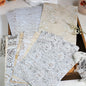 Vintage Lace Scrapbook Paper Set | 30 Sheets for Junk Journaling