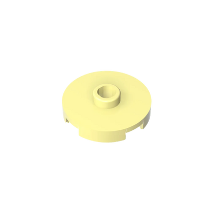 Gobricks GDS-1041 Tile Round 2x2 with Open Stud | Compatible Building Block for DIY Educational Kits