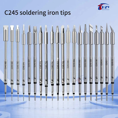 C245 Series Soldering Iron Tips | Universal T245 Handle Compatible Set for Phone Repair