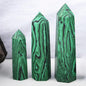 Malachite Synthetic Faux Malachite Obelisk Tower