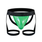 Men PU Faux Leather Jockstrap Harness Men Bondage Fetish Hombre Stage Nighclubwear Sexual Gay Underwear Pouch Strap Lingerie