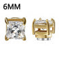 Fashion Crystal Magnetic Clip Ear Stud | Non Piercing Earrings for Men Women