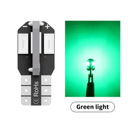 10PCS W5W T10 5730 LED Bulbs Canbus 12V | Car Interior Dome Map Light Parking Signal Lamp