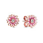 European New 925 Silver Butterfly Flower Stud Earrings, Fit Women's Festival Exquisite Charm Jewelry Gifts