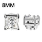Fashion Crystal Magnetic Clip Ear Stud | Non Piercing Earrings for Men Women