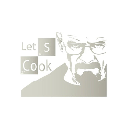 Instant Pot Vinyl Sticker | Kitchen Lets Cook Pressure Cooker Decal, Breaking Bad Heisenberg Waterproof Sticker