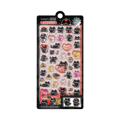 Japanese Anime Food Stamping Seal Fun | 3D Crystal Diamond Sticker Set for Kids